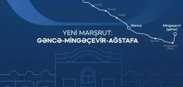 ADY Gəncə-Mingəçevirə müasir qatarla səfərlərə başlayır