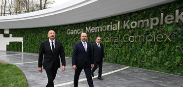 Prezident İlham Əliyev Gəncə Memorial Kompleksinin açılışında iştirak edib - YENİLƏNİB