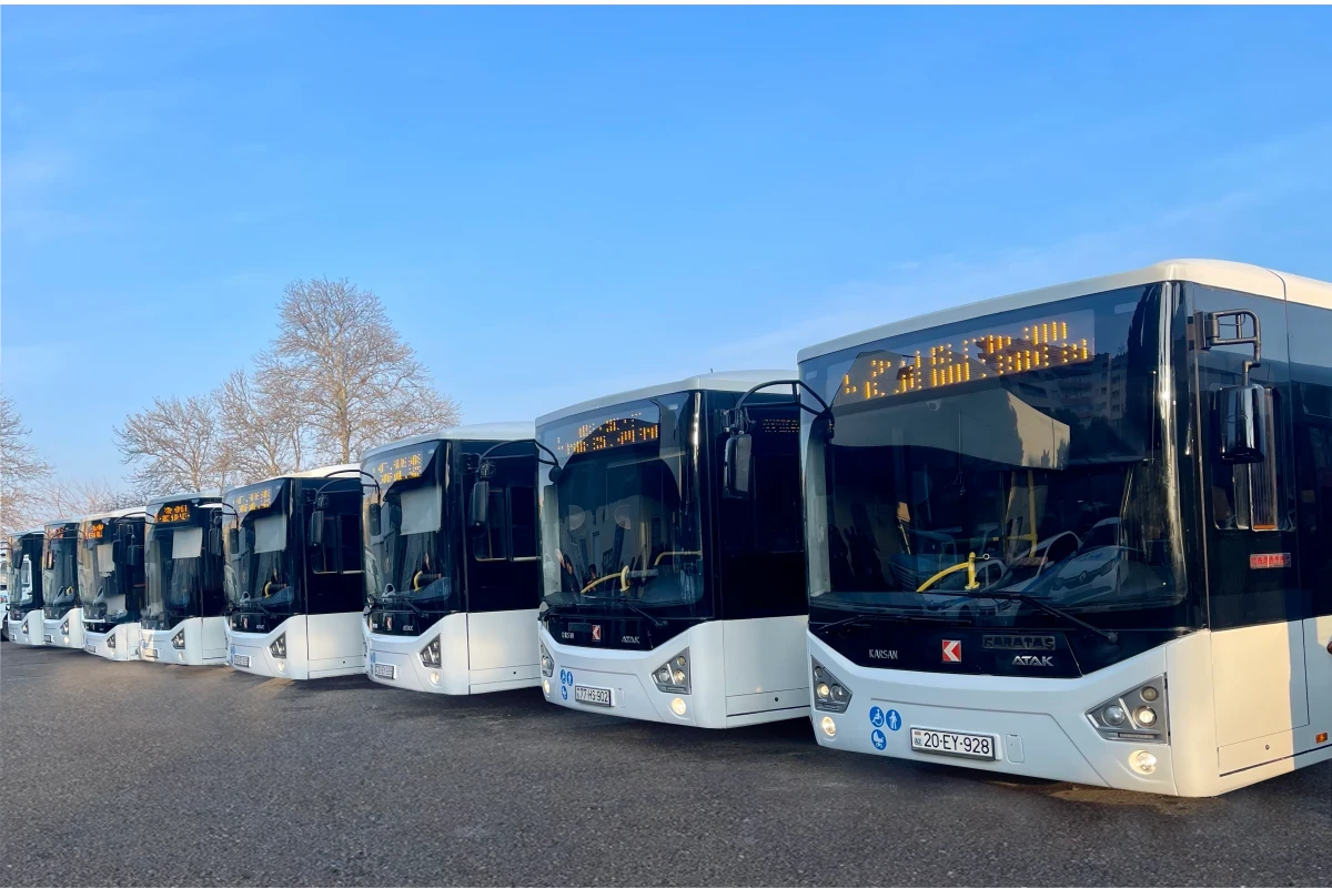 Gəncədə 22 avtobus marşrutu fəaliyyətə başlayır