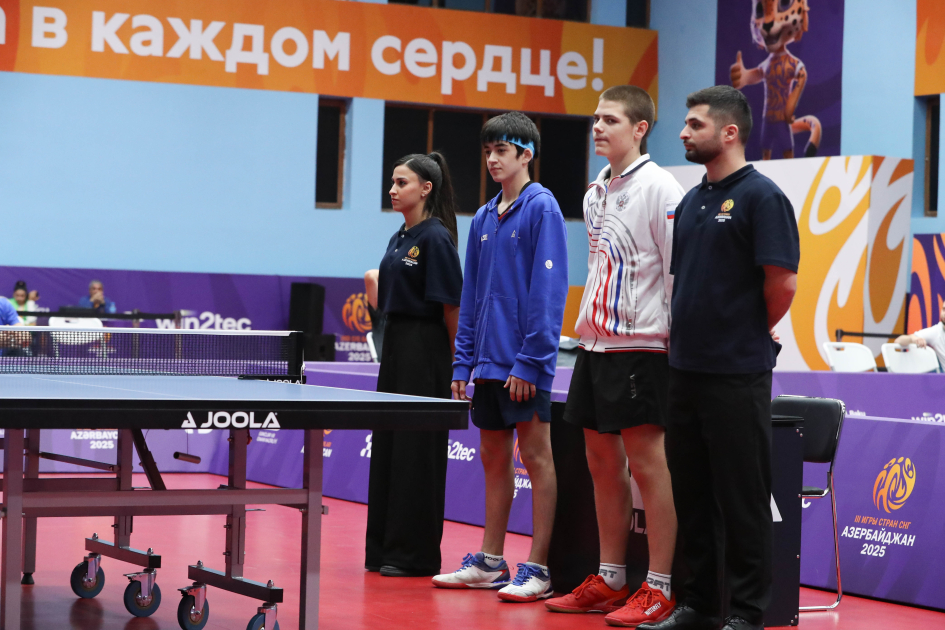 Azərbaycanın stolüstü tennis millisi MDB Oyunlarını 9 medalla başa vurub