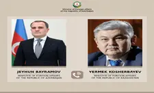 Ceyhun Bayramovla Qazaxıstanın yeni XİN rəhbəri arasında telefon danışığı olub
