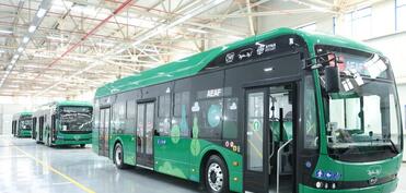 Sumqayıt Sənaye Parkında istehsal olunan ilk elektrik avtobusu "BakuBus"a təqdim olunub