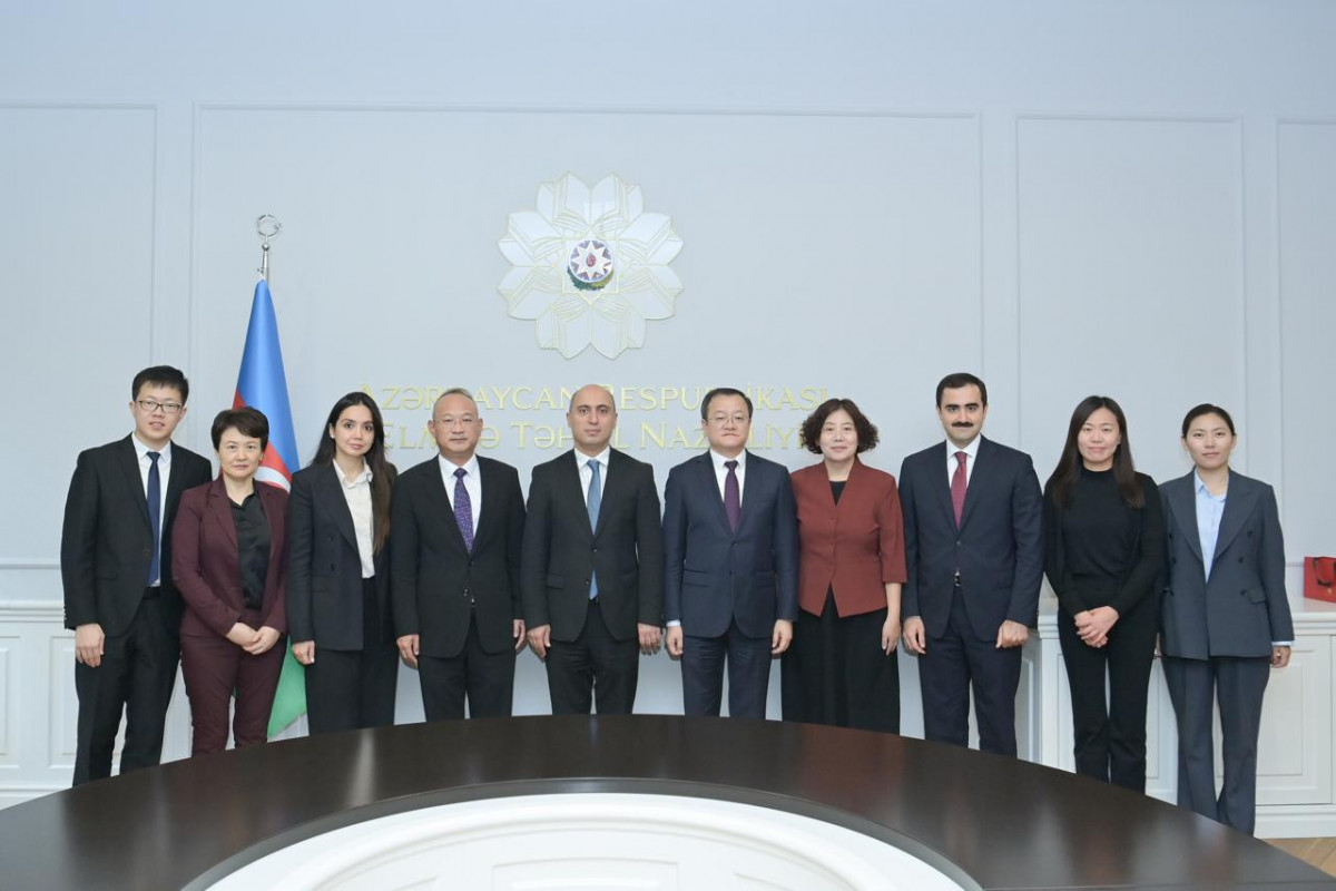 Emin Əmrullayev Çinin təhsil nazirinin müavini ilə görüşüb