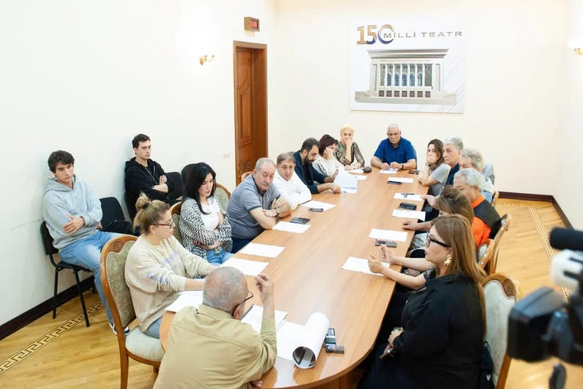 Milli Teatrda yeni tamaşanın məşqlərinə başlanılıb
