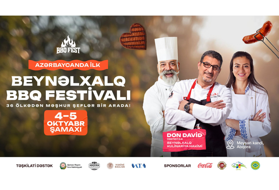 Beynəlxalq Barbekü Festivalı ilk dəfə Şamaxıda
