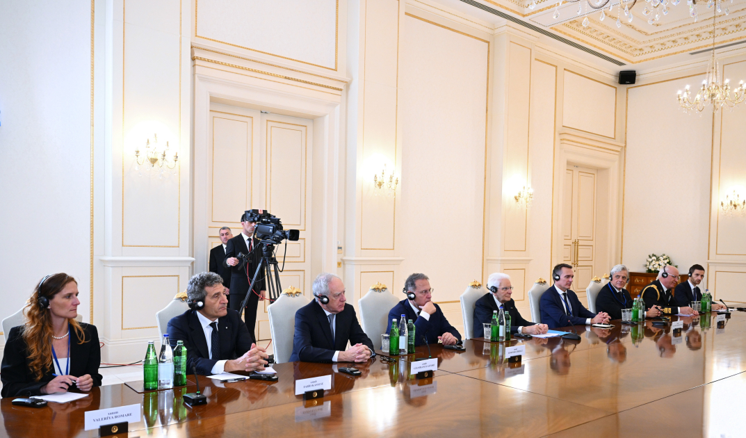 Prezident Mattarella: İtaliya Azərbaycanla dostluqdan çox fərəhlənir və bunu ən yüksək səviyyəyə qaldırmaq fikrindədir
