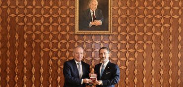 Fahrettin Altun Azərbaycanda səfərdədir
