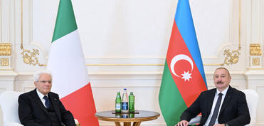 Prezident İlham Əliyevin Sercio Mattarella ilə təkbətək görüşü keçirilib - YENİLƏNİB