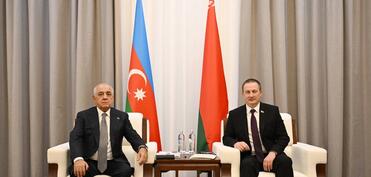 Minskdə Azərbaycan və Belarus baş nazirləri görüşüb