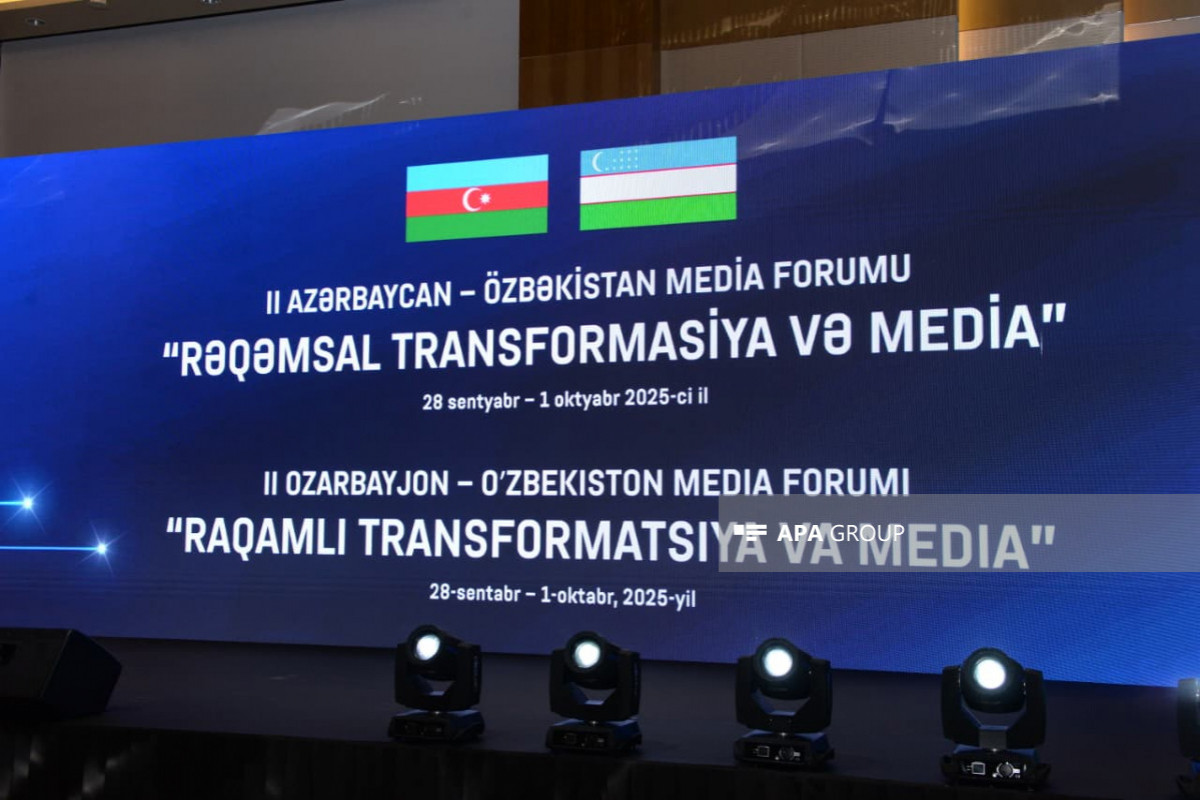 Bakıda II Azərbaycan–Özbəkistan Media Forumu keçirilir