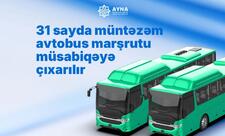 AYNA 31 sayda müntəzəm avtobus marşrutunun müsabiqəyə çıxarır