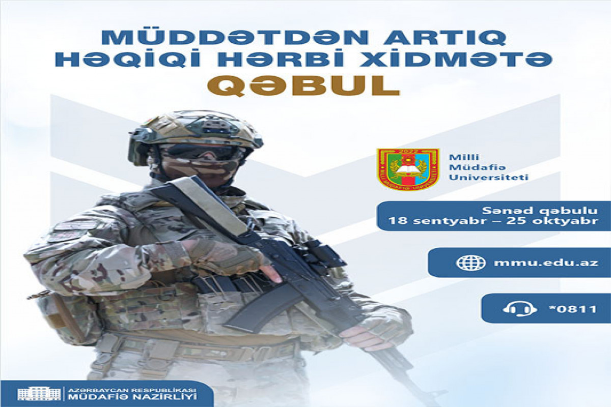 Azərbaycan Ordusunda MAXE qəbulu davam edir