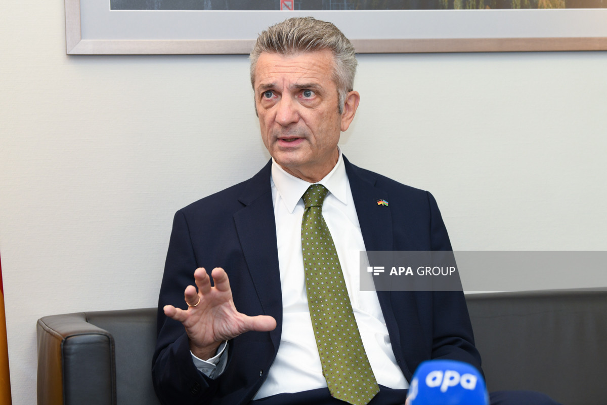Almaniya səfiri: Yeni razılaşmanın Aİ-Azərbaycan əməkdaşlığı üçün yeni imkanlar yaratmaq potensialı var