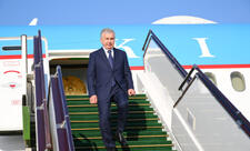 Özbəkistan Prezidenti Azərbaycanda səfərdədir