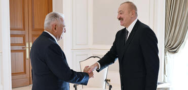 Prezident İlham Əliyev Qəbələdə Türk Dövlətləri Təşkilatının Ağsaqqallar Şurasının sədrini qəbul edib