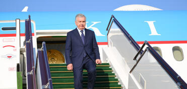 Özbəkistan Prezidenti Azərbaycanda səfərdədir