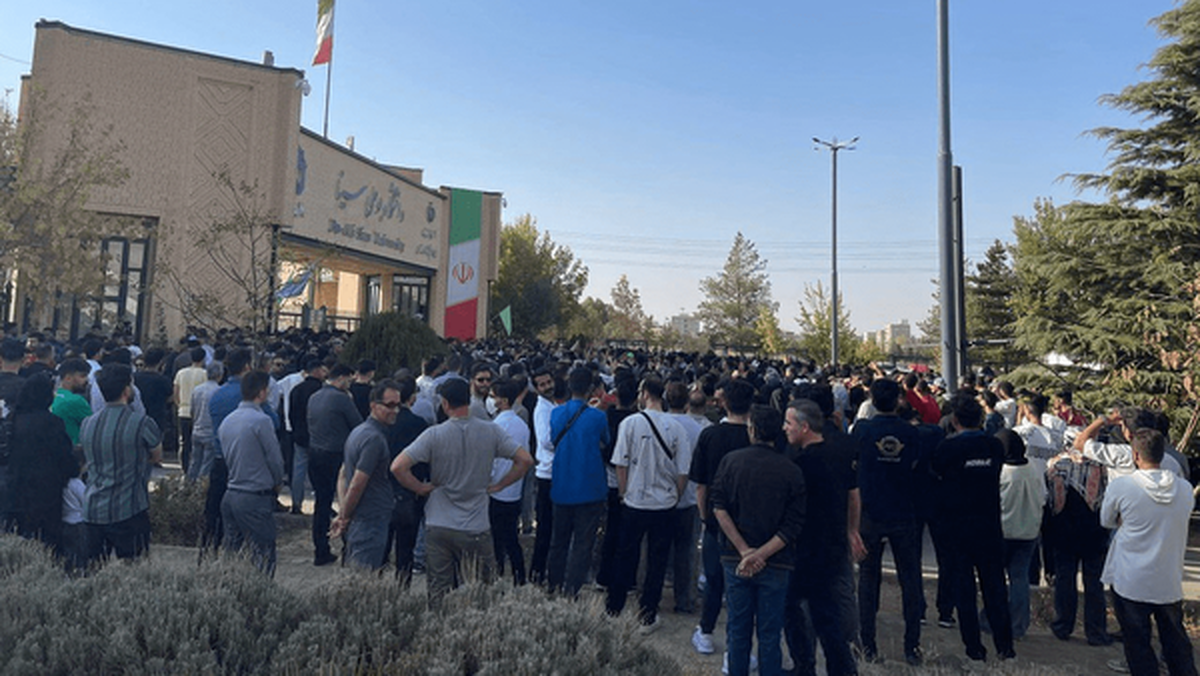 Həmədanda Bu Əli Sina Universitetində iraqlı tələbələrə qarşı etiraz