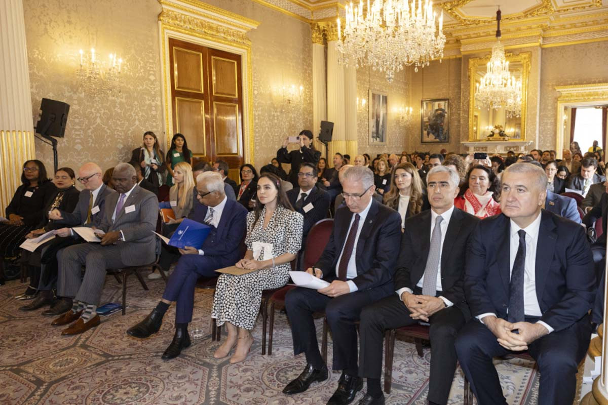 Leyla Əliyeva Londonda yüksəksəviyyəli iqlim dialoqunda iştirak edib