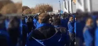 Təbrizin məşhur şirkətinin işçiləri işi dayandırıb