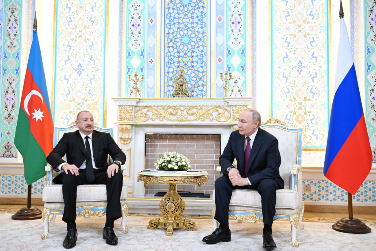 Prezident Putin Rusiya ilə Azərbaycan arasında humanitar əlaqələrin yüksək səviyyədə olduğunu qeyd edib