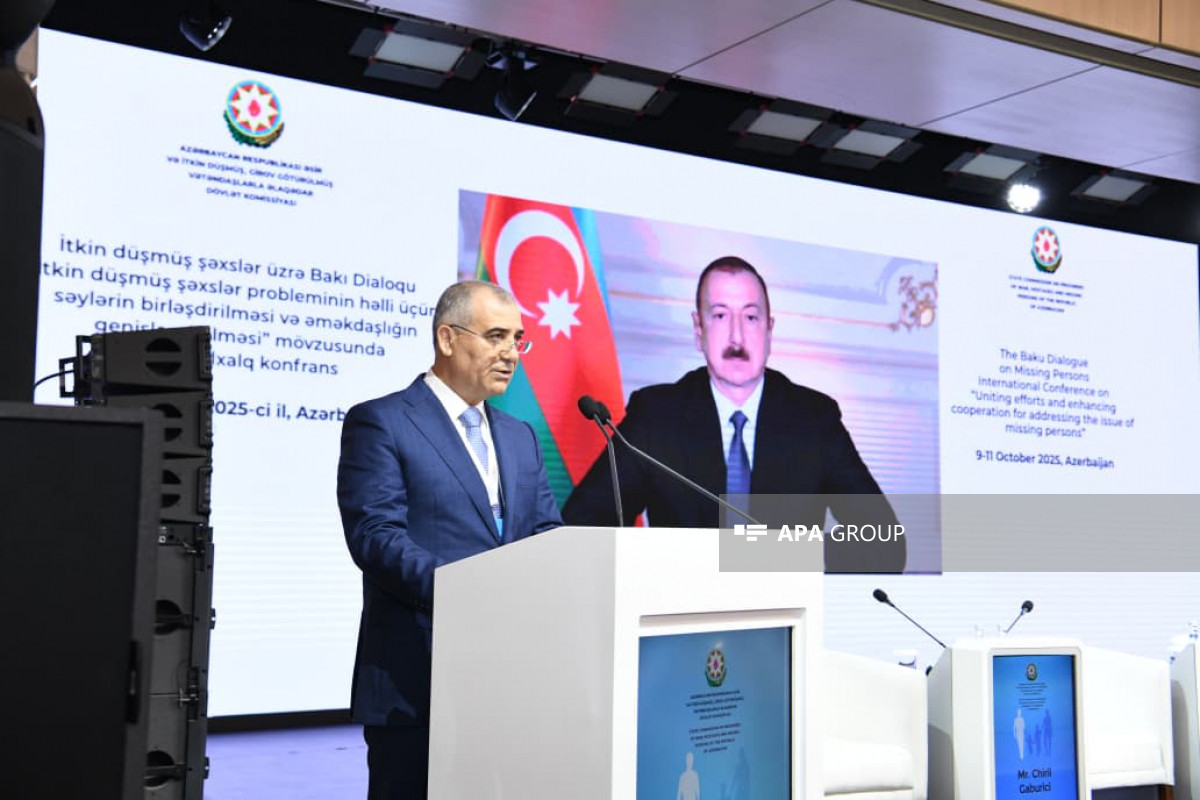 İtkin düşmüş şəxslərlə bağlı Bakıda beynəlxalq konfrans başlayıb, Prezidentin müraciəti oxunub