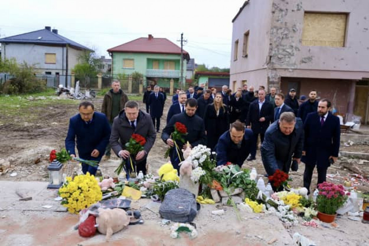 Polşa XİN rəhbəri Ukraynada səfərdədir