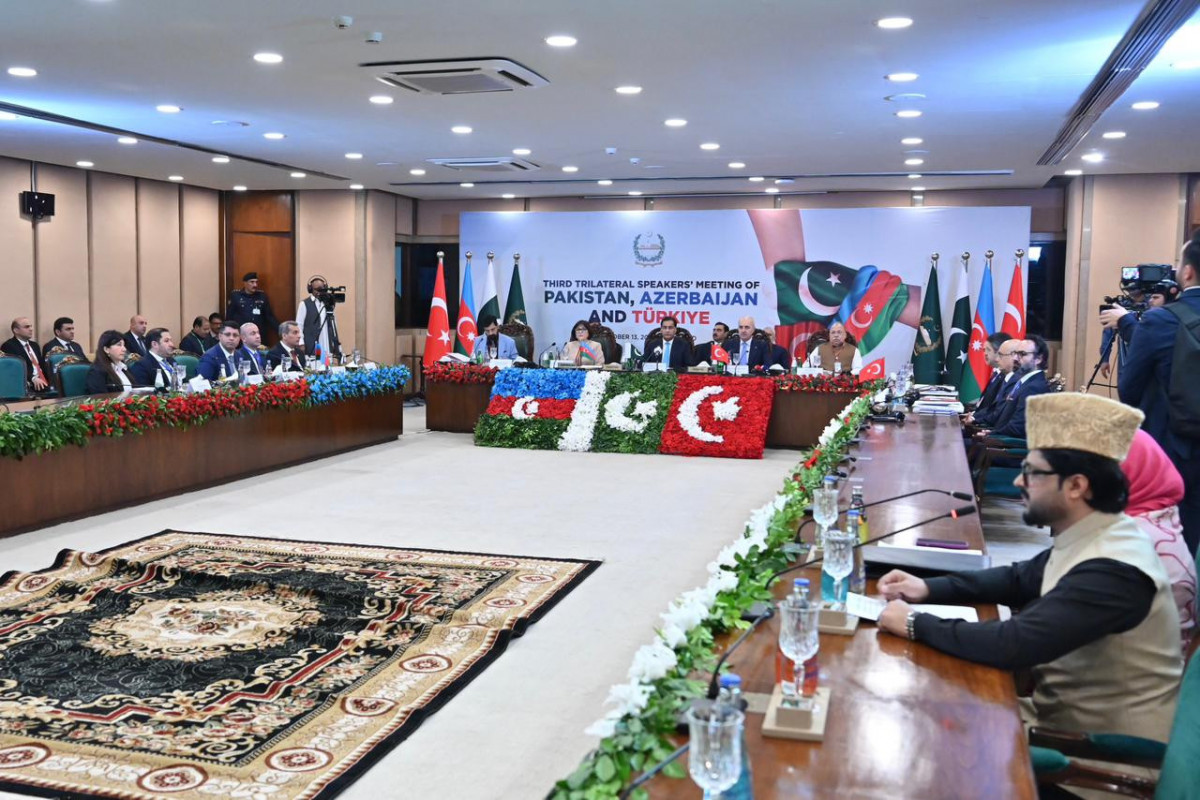 İslamabadda Azərbaycan-Pakistan-Türkiyə Parlament Sədrlərinin Üçüncü Üçtərəfli Görüşü keçirilir