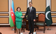 Sahibə Qafarova Pakistan Senatının sədri ilə görüşüb