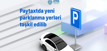 Paytaxtda yeni parklanma yerləri təşkil edilib