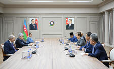 Samir Şərifov Asiya Siyasi Partiyalarının Beynəlxalq Konfransının Daimi Komitəsinin nümayəndə heyəti ilə görüşüb