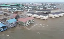 "Halong" qasırğası Alyaskanın qərbini vurub: 1 ölü