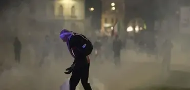 İtaliya-İsrail matçına qarşı etirazlar zamanı 13 nəfər yaralanıb