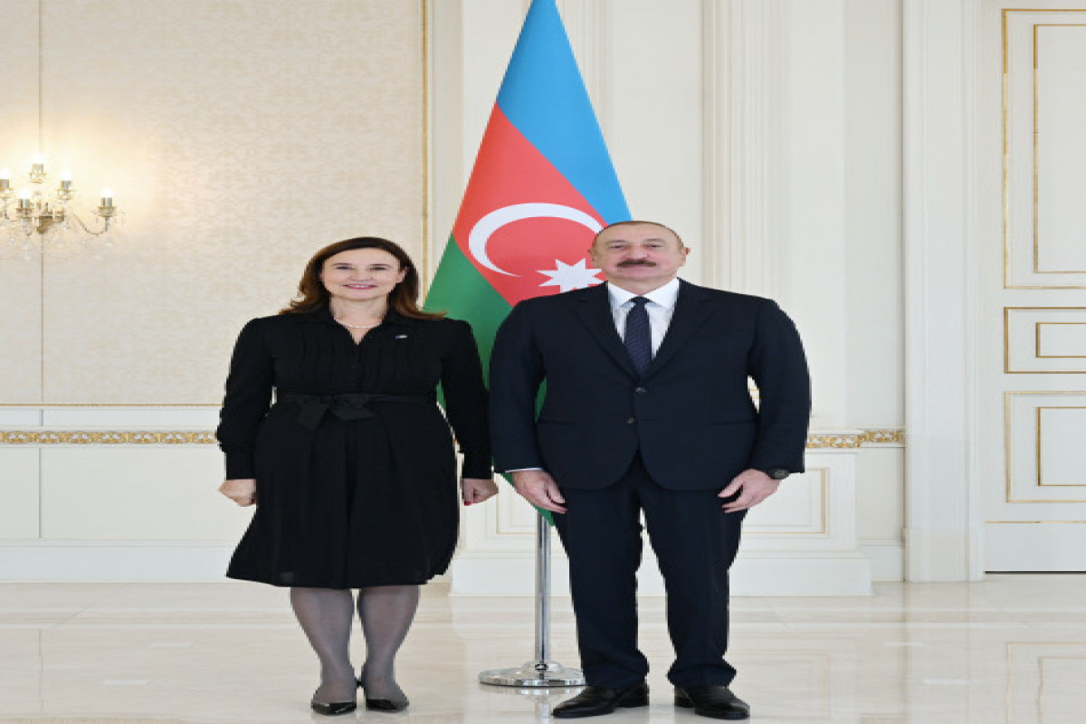İlham Əliyev Avropa İttifaqının Azərbaycandakı nümayəndəliyinin yeni rəhbərinin etimadnaməsini qəbul edib