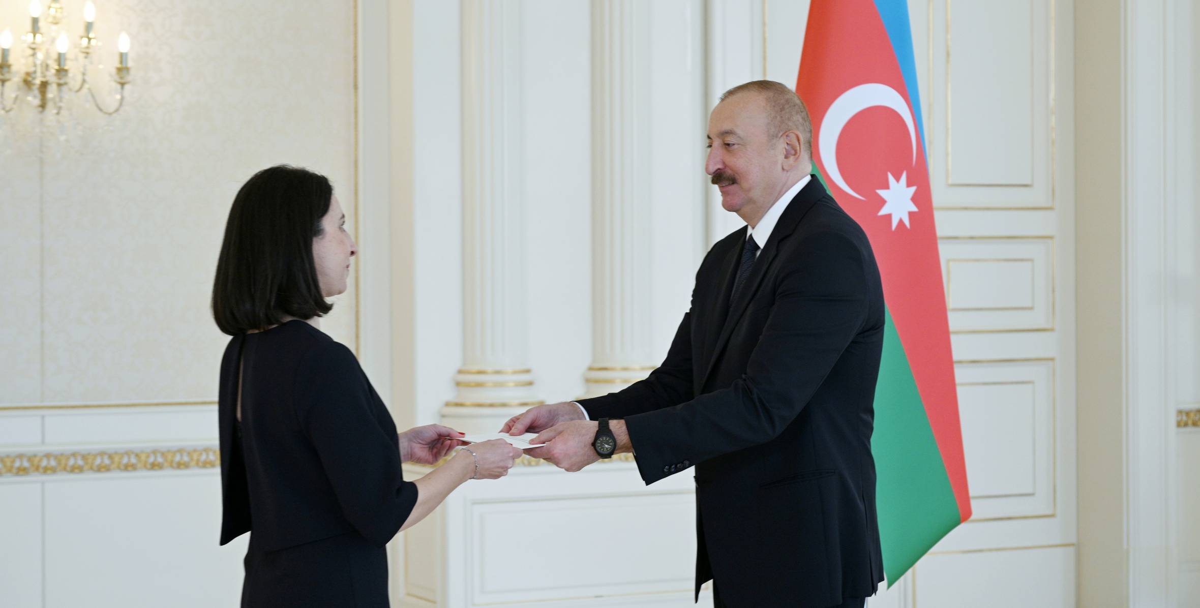 Azərbaycan Prezidenti Fransanın yeni səfirinin etimadnaməsini qəbul edib