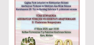 Qarsda Türk Dünyasının Elmi Birliyini Gücləndirən Beynəlxalq Simpozium Keçirilib