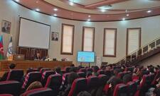 Mərakeşin səfiri  universitetdə çıxış edib