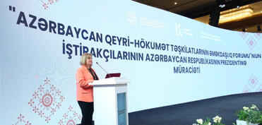 QHT-lərin Əməkdaşlıq Forumunun iştirakçıları Prezident İlham Əliyevə müraciət qəbul edib