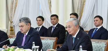 Tokayev Prezident İlham Əliyevin ikitərəfli münasibətlərin inkişafına töhfəsini qeyd edib
