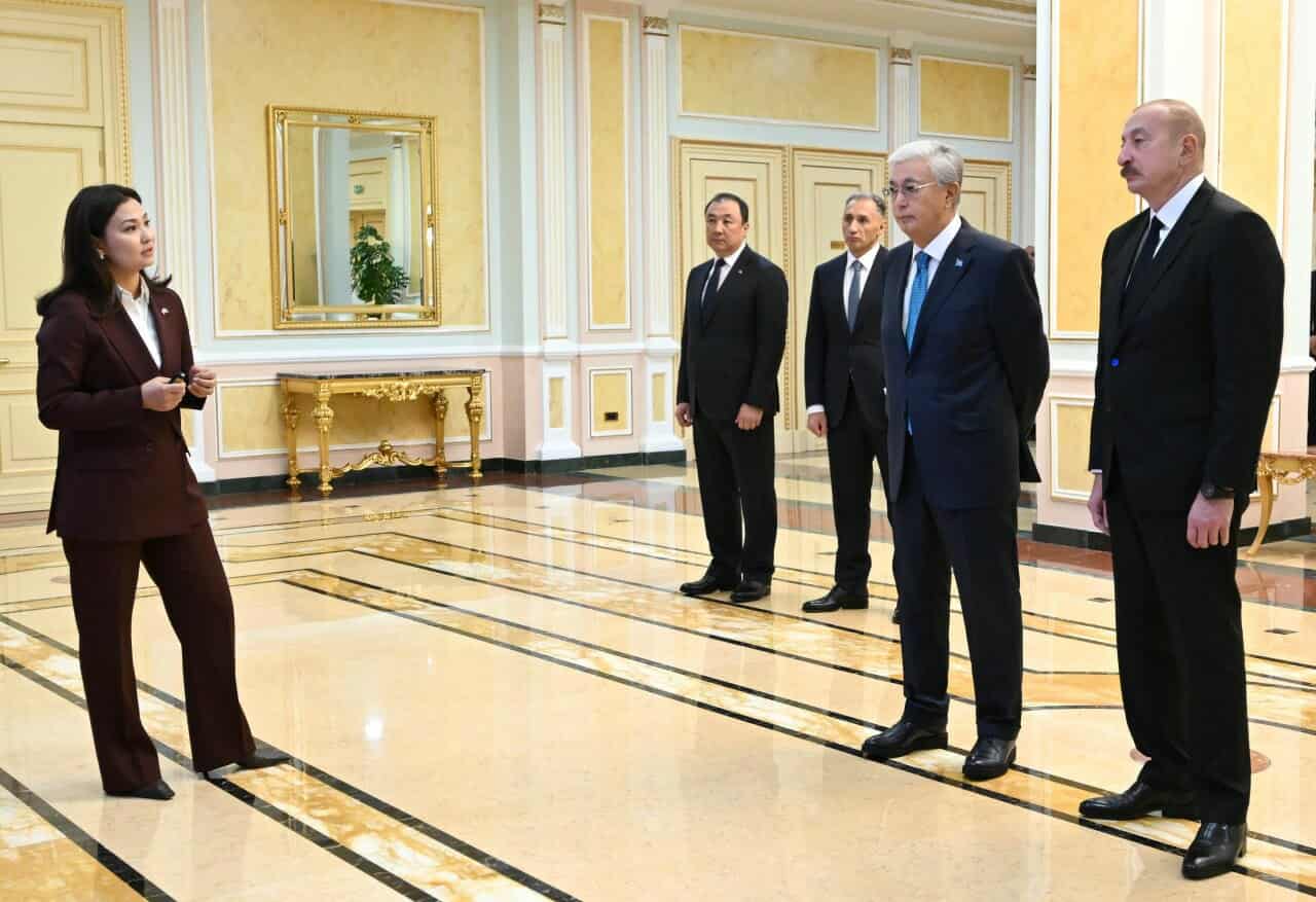 Tokayevə və İlham Əliyevə “Orta Dəhlizin İnkişafı” layihəsi təqdim edilib