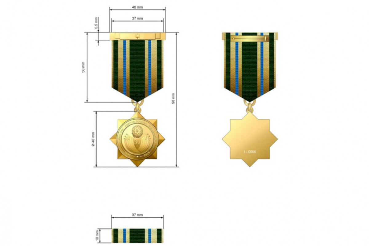 Azərbaycan Konstitusiyasının 30 illiyi ilə əlaqədar yubiley medalı təsis edilib