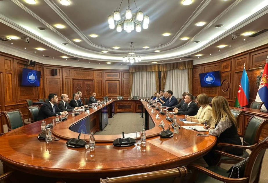 Maliyyə naziri Sahil Babayev Serbiyada ikitərəfli görüşlər keçirib