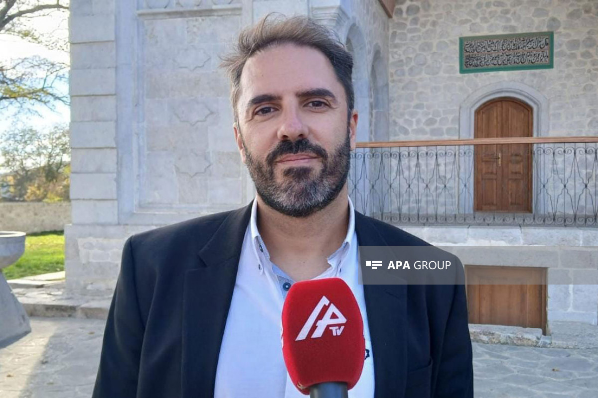 Portuqaliyalı səyyah: Şuşada sülh və inkişafın real nümunəsini görürük