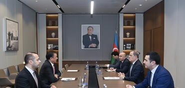 Ceyhun Bayramov TDT baş katibini qəbul edib