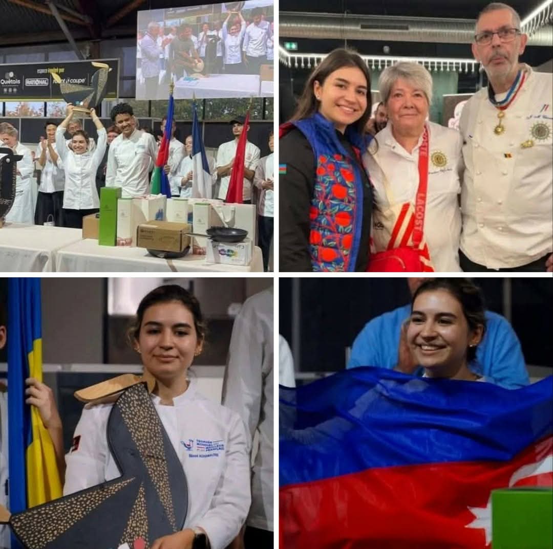 Azərbaycanlı aşpaz dünya kulinariya çempionatında ilk üçlükdə yer aldı