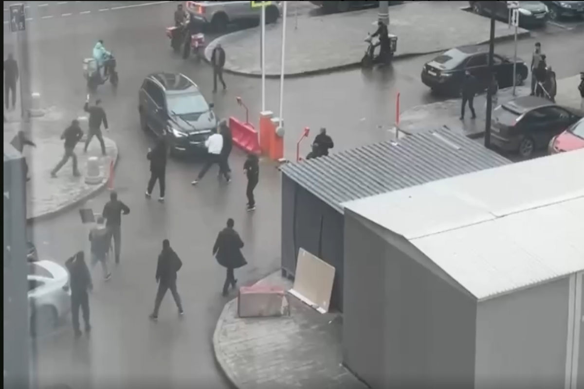 Moskvada kütləvi dava olub, 40 nəfər saxlanılıb