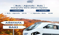 Bakı-Ağstafa-Bakı istiqaməti üzrə əlavə qatar reysləri təyin edilib - CƏDVƏL
