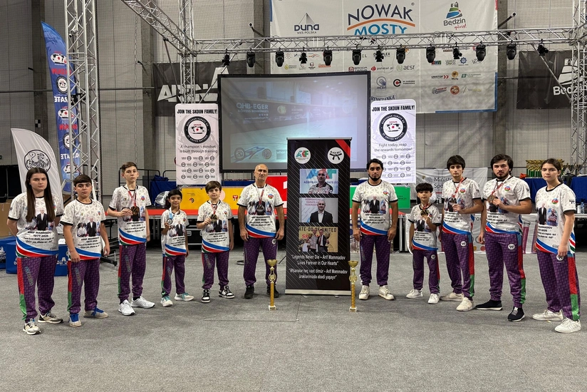 Azərbaycan karateçiləri Polşada 8 medal qazanıb