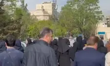 Təbriz Rifah Departamentinin işçiləri etiraz mitinqi keçiriblər