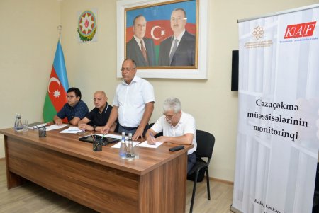 Fond cəzaçəkmə müəssisələrində insan hüquqlarının monitorinqini uğurla başa çatdırdı