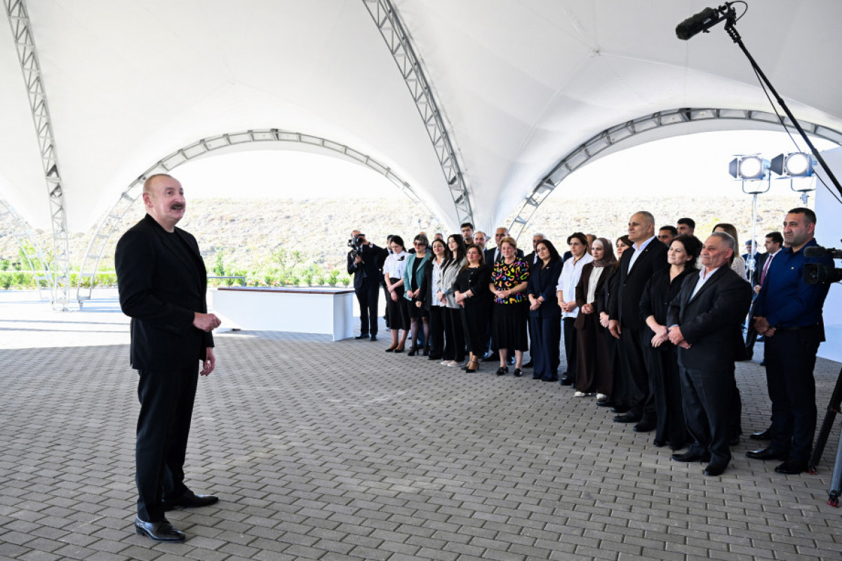 Prezident Zəngilanın Ağalı kəndinin 2-ci mərhələsinin və Məmmədbəyli kəndinin açılışlarında iştirak edib